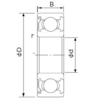 Bearing export 6838-Z  CYSD   