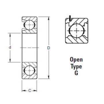 Bearing catalog 206WG Timken