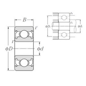 Bearing BEARING SKF CON SUFIJOS JEM online catalog 623ZZ  NTN   