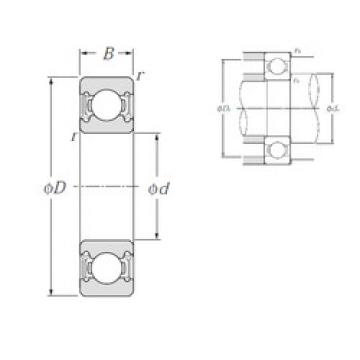 Bearing 2003 NISSAN 350Z REAR WHEEL BEARING TIMKEN online catalog 6309LLH  NTN   