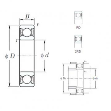 Bearing BEARING 1315 NTN 3D online catalog 6200-2RD  KOYO   