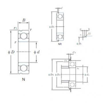 Bearing catalog 6006NR KOYO