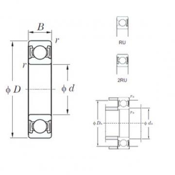 Bearing BEARING INA F 61801.2 RS online catalog 6212-2RU  KOYO   