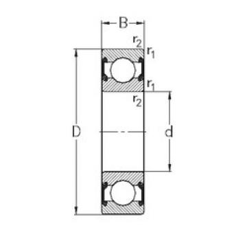 Bearing catalog 6005-2RS2 NKE