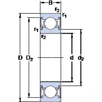 Bearing STETOSKOP BEARING SKF online catalog 6204-2RSL  SKF   