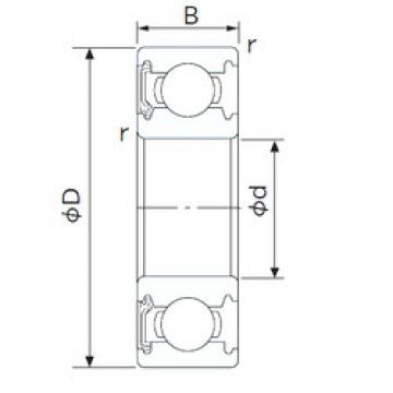 Bearing BEARING BALL 6205 25X52X15 DIN 625 MEXICO PUEBLA online catalog 63/22NKE  NACHI   