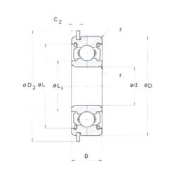 Bearing catalog 6000ZZNR NMB