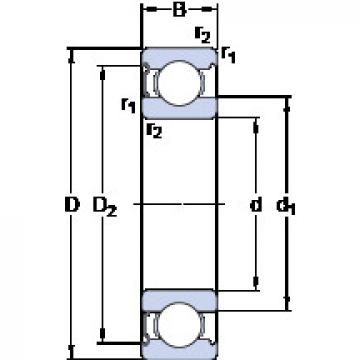 Bearing BEARING UNIT UCF209 45 NSK online catalog 6222-Z  SKF   