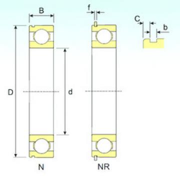 Bearing BEARING 1315 NTN 3D online catalog 6219  NR  ISB  