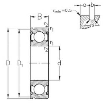 Bearing catalog 6004-2Z-N NKE