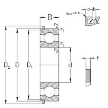 Bearing catalog 6008-NR NKE