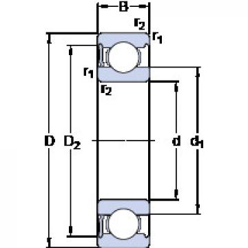 Bearing catalog 6021-RS1 SKF