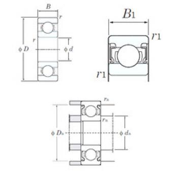 Bearing catalog 607-2RS KOYO