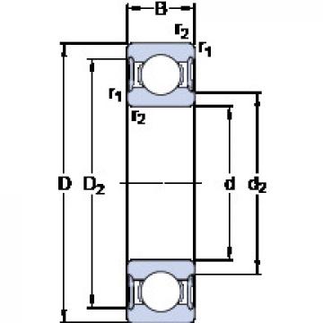 Bearing catalog 61806-2RS1 SKF