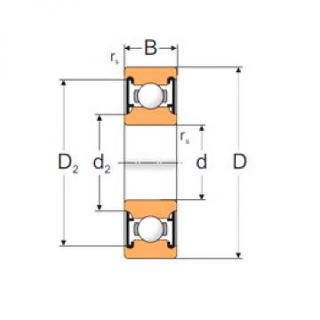 Bearing BEARING SKF CON SUFIJOS JEM online catalog 6204-2RS1  MPZ   