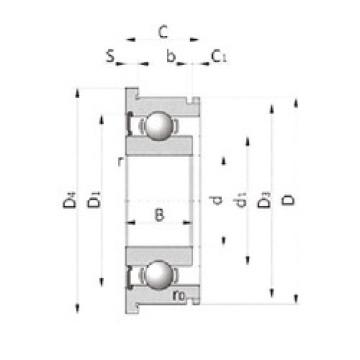 Bearing export AB41658YS04  SNR   