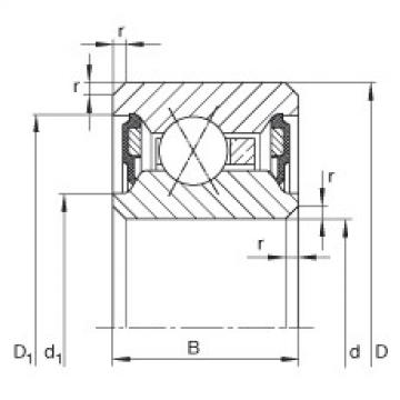 Bearing export CSXU055-2RS  INA   