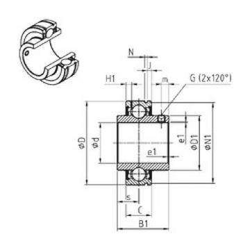 Bearing export CUC205-16  SNR   