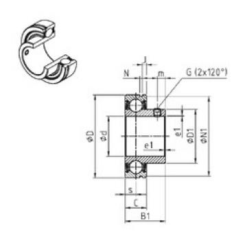 Bearing export CUS204  SNR   