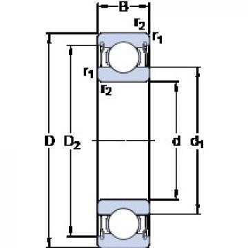 Bearing Original Brand W  61701-2ZS  SKF  