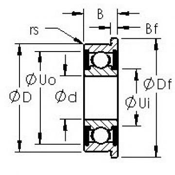 Bearing export F605H-2RS  AST   