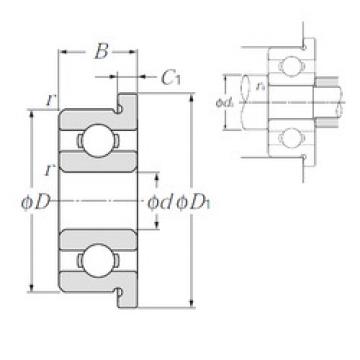 Bearing export FL68/2,5  NTN   