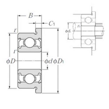 Bearing export FL608ZZ  NTN   