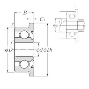 Bearing export FL623Z  NTN   