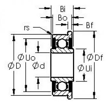 Bearing export FRW6-2RS  AST   