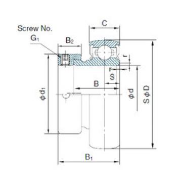 Bearing Original Brand KH206AE  NACHI   