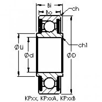 Bearing Original Brand KP23B  AST   