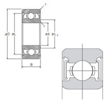 Bearing Original Brand L-1060SS  NMB   