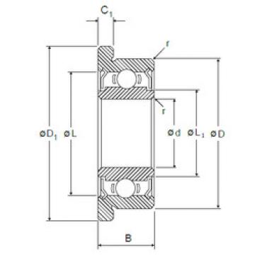 Bearing Original Brand LF-1260ZZ  NMB   