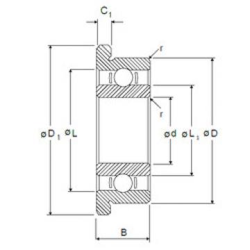 Bearing Original Brand LF-1280  NMB   