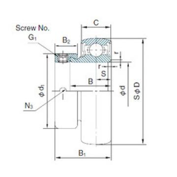 Bearing Original Brand MU004+ER  NACHI   