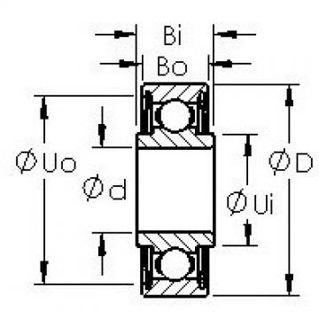 Bearing Original Brand RW3ZZ  AST   