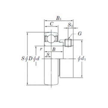 Bearing Original Brand SA205-16  KOYO   