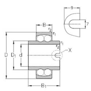 Self-Aligning Ball Bearings 11210 NKE