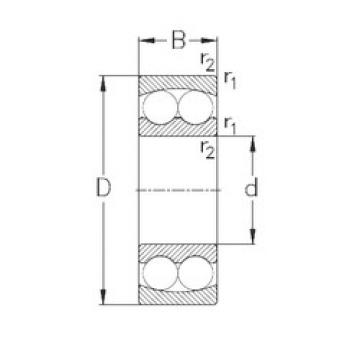 Self-Aligning Ball Bearings 1202 NKE