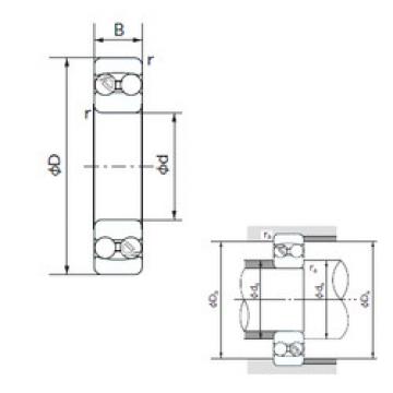 Self-Aligning Ball Bearings 1309 NACHI