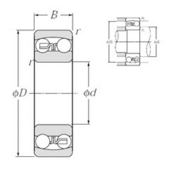 Self-Aligning Ball Bearings 1216S NTN