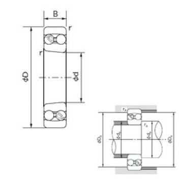 Self-Aligning Ball Bearings 1208K NACHI