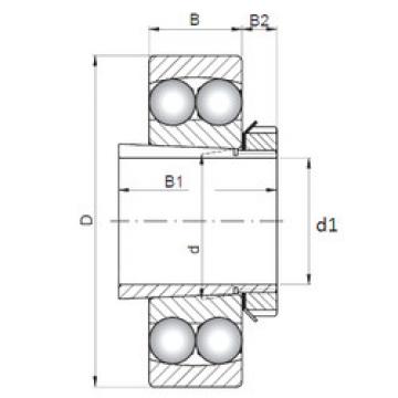 Self-Aligning Ball Bearings 1213K+H213 ISO