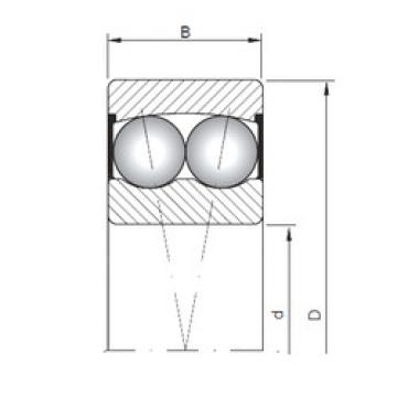 Self-Aligning Ball Bearings 2201-2RS ISO