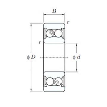 Self-Aligning Ball Bearings 2215-2RS KOYO