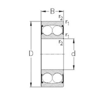 Self-Aligning Ball Bearings 2201-2RS NKE