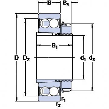 Self-Aligning Ball Bearings 2310 E-2RS1KTN9 + H 2310 SKF