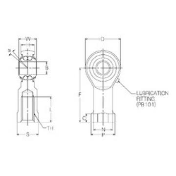 Self-Aligning Ball Bearings PBR18FN NMB