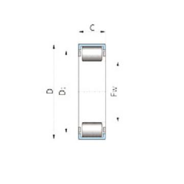 needle roller thrust bearing catalog DB600-240 TORRINGTON