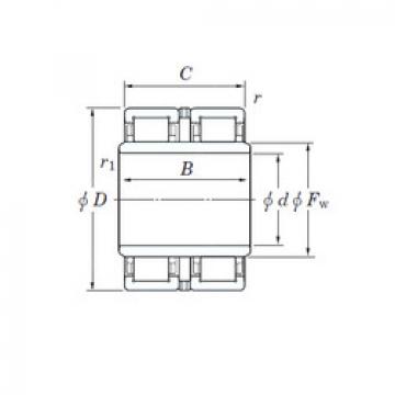 Cylindrical Roller Bearings 20DC19130/140 KOYO